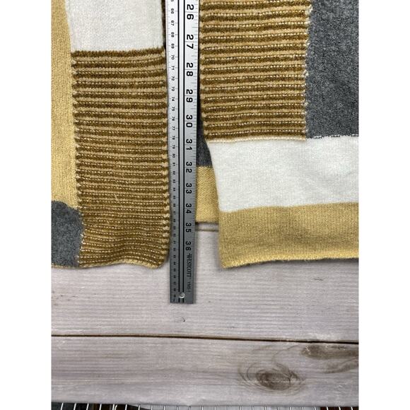 Anthropologie By The River Cardigan Sweater Womens L Colorblock Oversized Knit - Picture 2 of 6